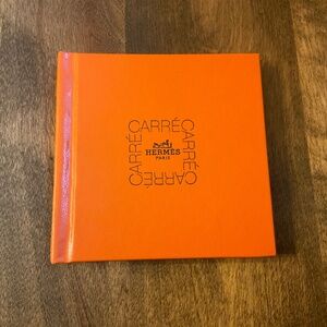 Authentic HERMES BOOKLET Scarf CARRE [1998] Vintage
